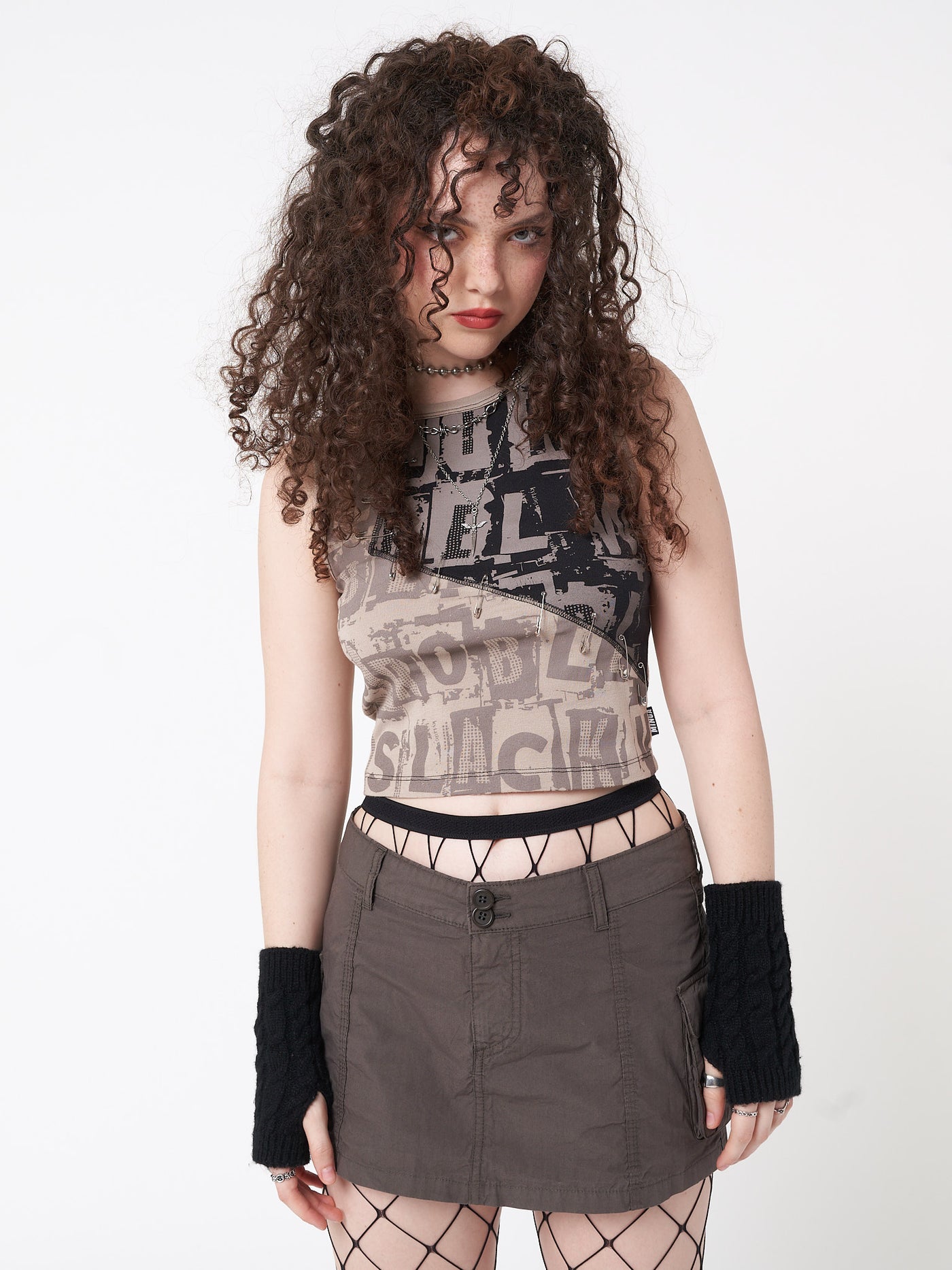 Unreal Patchwork Vest Top - Minga London