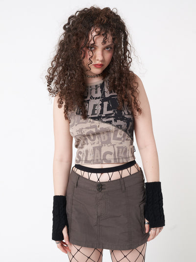 Unreal Patchwork Vest Top - Minga London