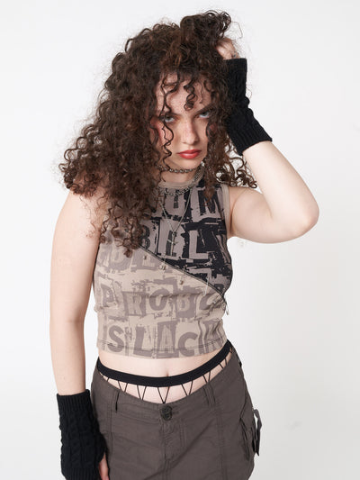 Unreal Patchwork Vest Top - Minga London